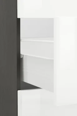 KOCHSTATION Küchenzeile »KS-Brindisi Breite 340 cm« wahlweise mit E-Geräten und Induktion, mit MDF-Fronten und Regal