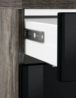 KOCHSTATION Küchenzeile »KS-Brindisi« Breite 210 cm, wahlweise mit E-Geräten, mit MDF-Fronten und Regal