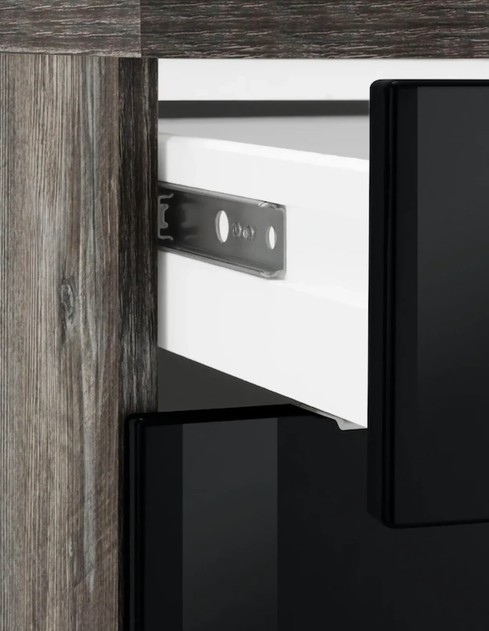 KOCHSTATION Küchenzeile »KS-Brindisi« Breite 210 cm, wahlweise mit E-Geräten, mit MDF-Fronten und Regal