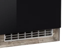 KOCHSTATION Küchenzeile »KS-Brindisi« Breite 210 cm, wahlweise mit E-Geräten, mit MDF-Fronten und Regal