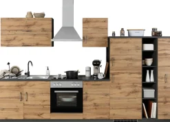 KOCHSTATION Küchenzeile »KS-Colmar« ohne E-Geräte, Breite 330 cm