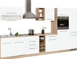 KOCHSTATION Küchenzeile »KS-Eton« ohne E-Geräte, Breite 360 cm