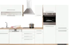KOCHSTATION Küchenzeile »KS-Eton« mit E-Geräten, Breite 330 cm