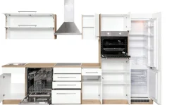 KOCHSTATION Küchenzeile »KS-Eton« mit E-Geräten, Breite 330 cm