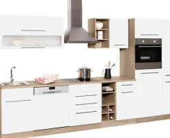 KOCHSTATION Küchenzeile »KS-Eton« mit E-Geräten, Breite 330 cm