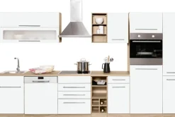 KOCHSTATION Küchenzeile »KS-Eton« mit E-Geräten, Breite 330 cm