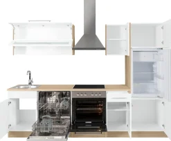 KOCHSTATION Küchenzeile »KS-Eton« ohne E-Geräte, Breite 270 cm