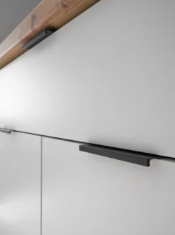 KOCHSTATION Küchenzeile »KS-Georgia, mit 38mm starker Arbeitsplatte« Breite 260 cm, wahlweise mit E-Geräten und Kühlschrank