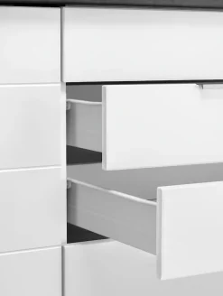 KOCHSTATION Küchenzeile »KS-Luhe« 390 cm breit, wahlweise mit oder ohne E-Geräten, gefräste MDF-Fronten