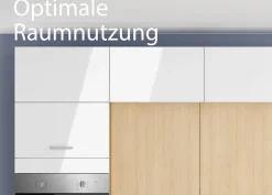 KOCHSTATION Küchenzeile »KS-Lucy wahlweise mit Induktionskochfeld mit integriertem Dunstabzug« Breite 360 cm, Soft-Close, inkl. Zubehör, wahlweise mit E-Geräten