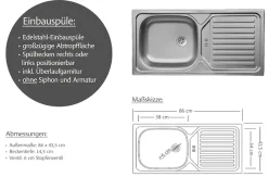 KOCHSTATION Küchenzeile »KS-Milan« 280 cm breit, robuste Metallauszüge, viel Stauraum