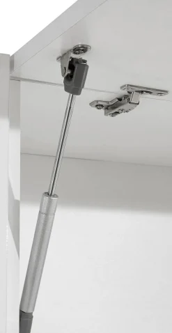KOCHSTATION Küchenzeile »KS-Sole« Breite 256 cm, Hängeschränke mit Milchglas, ohne E-Geräte