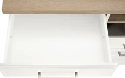 KOCHSTATION Küchenzeile »KS-Stockholm – Küche mit hochwertiger und detailreicher Landhausfront« Breite 310 cm, wahlweise mit E-Geräten,mit MDF-Fronten