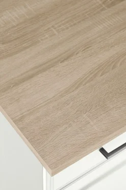 KOCHSTATION Küchenzeile »KS-Stockholm – Küche mit hochwertiger und detailreicher Landhausfront« Breite 310 cm, wahlweise mit E-Geräten,mit MDF-Fronten