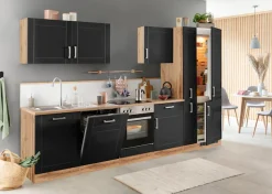 KOCHSTATION Küchenzeile »KS-Tinnum« ohne E-Geräte, Breite 330 cm