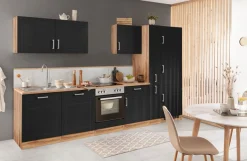 KOCHSTATION Küchenzeile »KS-Tinnum« ohne E-Geräte, Breite 330 cm