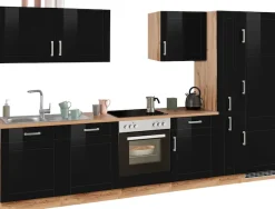 KOCHSTATION Küchenzeile »KS-Tinnum« ohne E-Geräte, Breite 330 cm