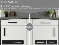 KOCHSTATION Küchenzeile »KS-Toronto« Breite 220 c, wahlweise mit HANSEATIC-E-Geräten