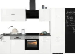KOCHSTATION Küchenzeile »KS-Trier« ohne E-Geräte, Breite 330 cm