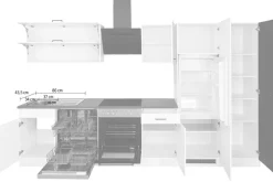 KOCHSTATION Küchenzeile »KS-Trier« ohne E-Geräte, Breite 330 cm