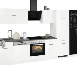 KOCHSTATION Küchenzeile »KS-Trier« ohne E-Geräte, Breite 330 cm