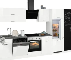 KOCHSTATION Küchenzeile »KS-Trier« ohne E-Geräte, Breite 330 cm