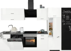 KOCHSTATION Küchenzeile »KS-Trier« ohne E-Geräte, Breite 330 cm
