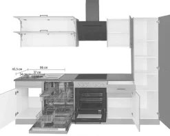 KOCHSTATION Küchenzeile »KS-Trier« ohne E-Geräte, Breite 270 cm
