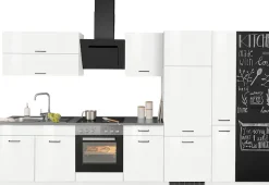 KOCHSTATION Küchenzeile »KS-Trier« ohne E-Geräte, Breite 350 cm