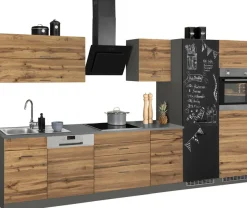 KOCHSTATION Küchenzeile »KS-Trier« ohne E-Geräte, Breite 360 cm