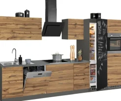 KOCHSTATION Küchenzeile »KS-Trier« ohne E-Geräte, Breite 360 cm