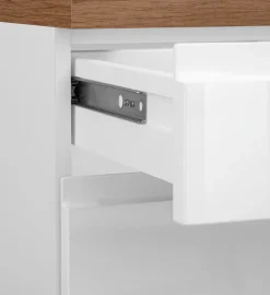 KOCHSTATION Küchenzeile »KS-Virginia,neu in verbesserter Ausführung« Arbeitsplatte 38 mm stark, Stauraum, Softclose,Breite 300 cm, Soft-Close, ohne E-Geräte