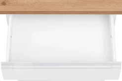 KOCHSTATION Küchenzeile »KS-Virginia,neu in verbesserter Ausführung« Arbeitsplatte 38 mm stark, Stauraum, Softclose,Breite 350 cm,Soft-Close, mit Glaskeramik-oder Induktionskochfeld