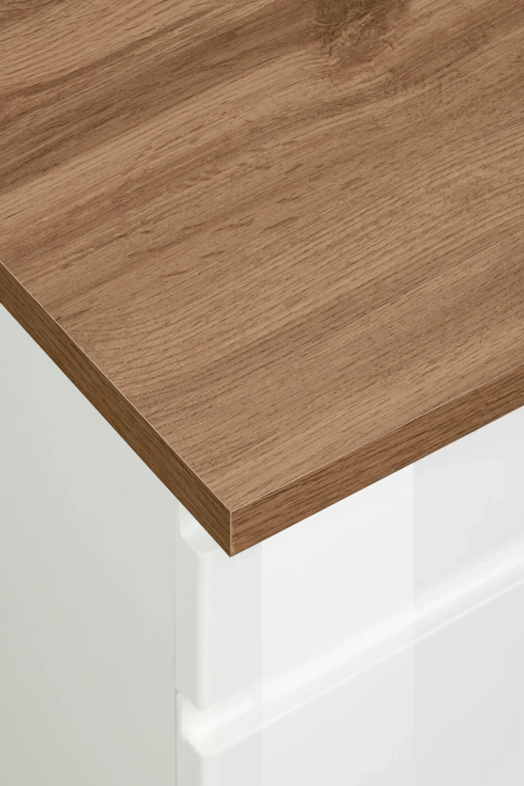 KOCHSTATION Küchenzeile »KS-Virginia,neu in verbesserter Ausführung« Arbeitsplatte 38 mm stark, Stauraum, Softclose,Breite 350 cm,Soft-Close, mit Glaskeramik-oder Induktionskochfeld