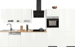KOCHSTATION Küchenzeile »KS-Virginia,neu in verbesserter Ausführung« Breite 390 cm, Soft-Close, ohne E-Geräte