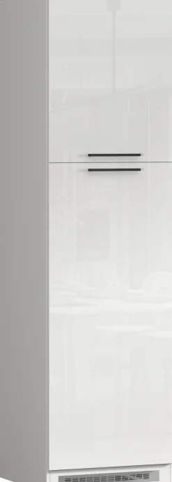 KOCHSTATION Kühlumbauschrank »Luna, Kühlschrank-Umbau, Einbauschrank für Kühlschrank, Made in Italy« B/T/H: 60×60×214,5 cm, für zwei Kühlschrankhöhen vorbereitet