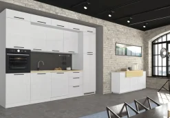 KOCHSTATION Kühlumbauschrank »Luna, Kühlschrank-Umbau, Einbauschrank für Kühlschrank, Made in Italy« B/T/H: 60×60×214,5 cm, für zwei Kühlschrankhöhen vorbereitet