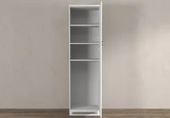 KOCHSTATION Kühlumbauschrank »Luna, Kühlschrank-Umbau, Einbauschrank für Kühlschrank, Made in Italy« B/T/H: 60×60×214,5 cm, für zwei Kühlschrankhöhen vorbereitet
