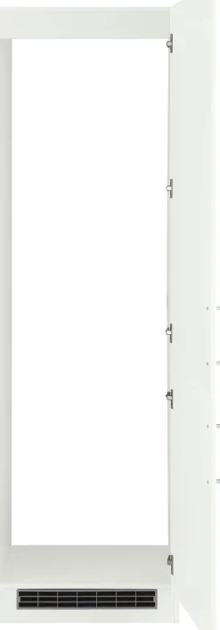 KOCHSTATION Kühlumbauschrank »KS-Stockholm« 60 cm breit, hochwertige MDF-Fronten mit Fräsung