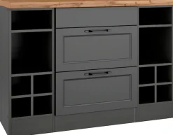 KOCHSTATION Kochfeldumbauschrank »KS-Lana« Breite 120 cm