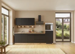 KOCHSTATION Kochfeldumbauschrank »KS-Virginia,neu in verbesserter Ausführung« Stauraum, Softclose,Breite 80 cm, Höhe 86 cm, Softclose-Auszüge