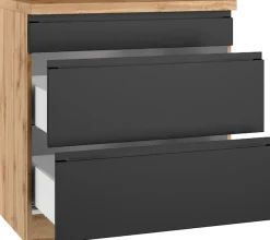 KOCHSTATION Kochfeldumbauschrank »KS-Virginia,neu in verbesserter Ausführung« Stauraum, Softclose,Breite 80 cm, Höhe 86 cm, Softclose-Auszüge