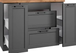 KOCHSTATION Kochfeldumbauschrank »KS-Lana« Breite 120 cm