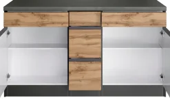 KOCHSTATION Kochinsel »KS-Riesa« Breite 153 cm, Tiefe 100 cm, MDF-Fronten