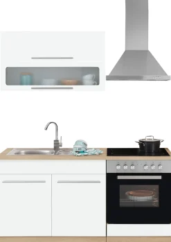 KOCHSTATION Pantryküche »KS-Eton« ohne E-Geräte, Breite 160 cm