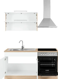 KOCHSTATION Pantryküche »KS-Eton« ohne E-Geräte, Breite 160 cm