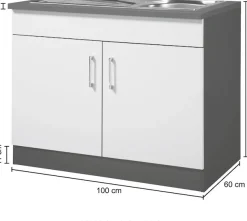 KOCHSTATION Spülenschrank »KS-Paris«