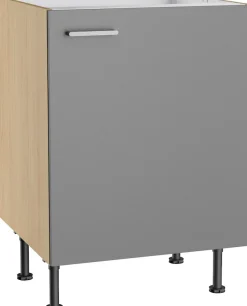 KOCHSTATION Spülenschrank »KS-Lucy« Breite 60 cm, mit 1 Tür, höhenverstellbare Füße, Soft-Close