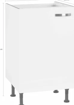KOCHSTATION Spülenschrank »KS-Cara« Breite 50 cm