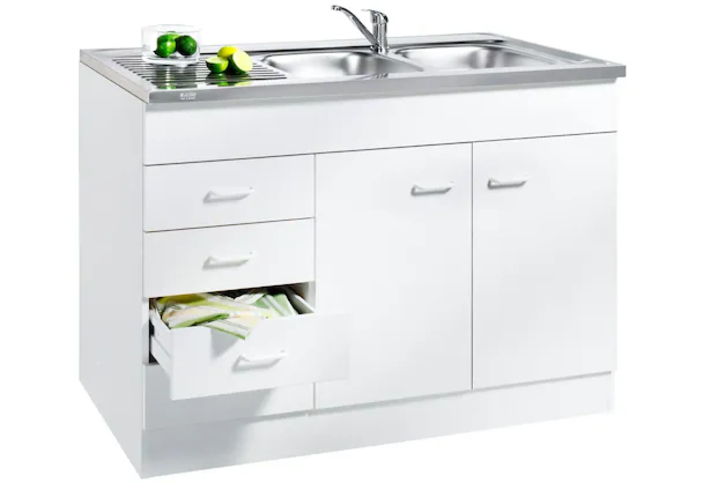 KOCHSTATION Spülenschrank »KS-Elster« Breite 120 cm